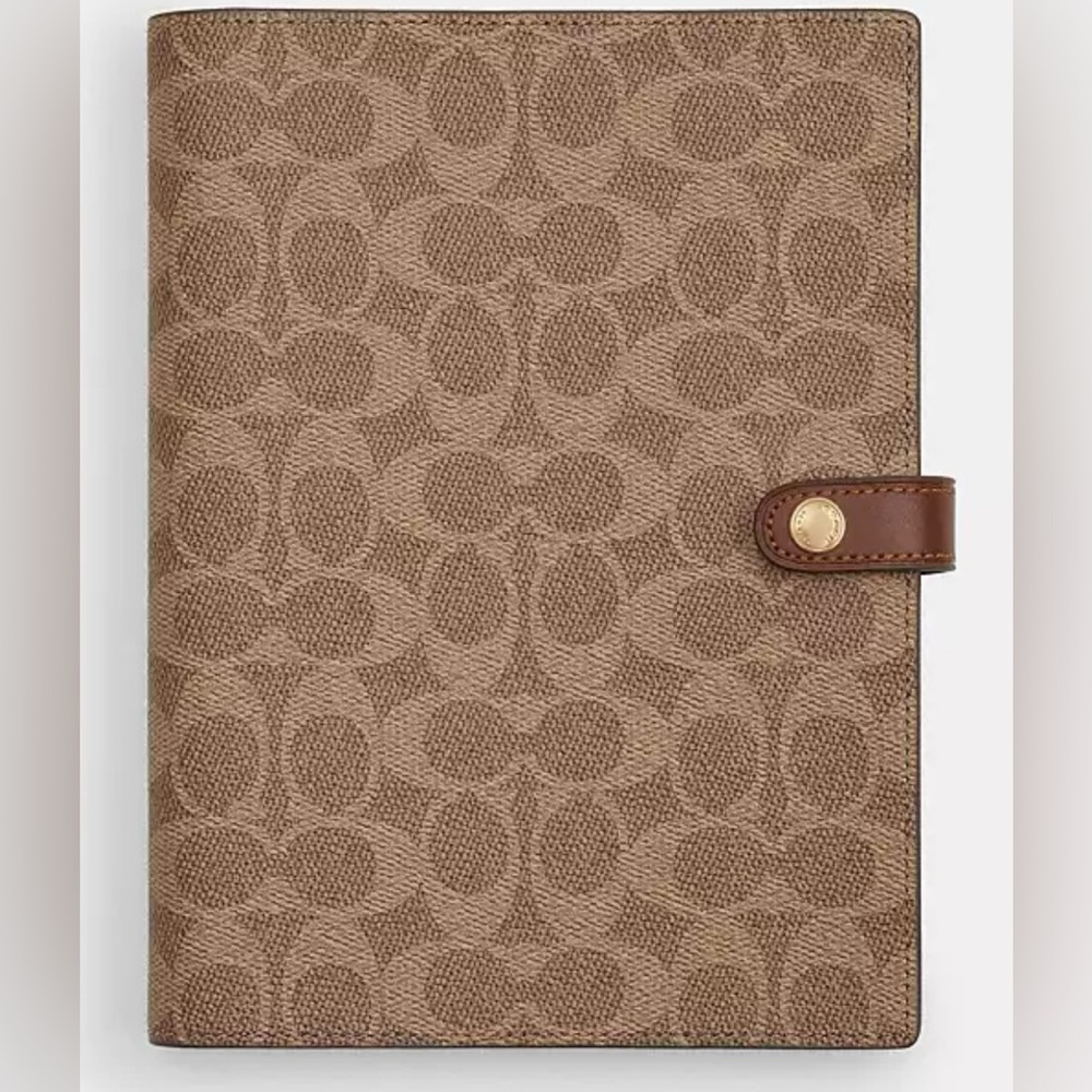New Coach Notebook In Signature Canvas - image 1